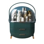 Organiser for Makeup & Skincare | Large Makeup Organisers with Dust-Proof Cover