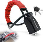 Car Steering Wheel and Seat Belt Lock – Compact Anti-Theft Security Device for Vehicles