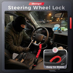 Car Steering Wheel and Seat Belt Lock – Compact Anti-Theft Security Device for Vehicles