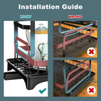 SRL 2-Tier Dish Drying Rack with Utensil Holder