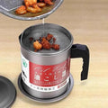 Trenducts.pk Stainless Steel Oil Filter Pot 1.4 Liter