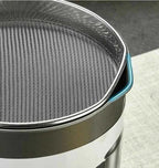 Trenducts.pk Stainless Steel Oil Filter Pot 1.4 Liter
