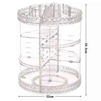 360 Rotating Makeup Organizer for Easy Access and Efficient Storage