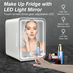 Compact Makeup Fridge: Cooler & Warmer for Car Use