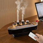 Premium Titanic Ship Humidifier – Cool Mist Aroma Diffuser & Night Light