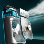 Electric Humidifier Fan – 2-in-1 Hydrating Cooling Station
