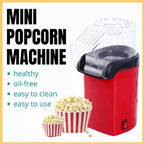 Mini Electric Popcorn Maker Hot Air Oil-Free Popcorn Machine for Home Use, Premium Qualiy PopCorn Maker Machine 1200V