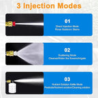 Portable High Pressure Washer with battery and 5M Tube, Wireless Car Pressure Washer Gun,