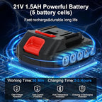Portable High Pressure Washer with battery and 5M Tube, Wireless Car Pressure Washer Gun,