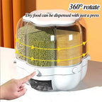 AJF 360° Rotating Rice Dispenser Airtight Grain Storage